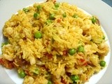 Lemony Prawn & Chorizo Rice - a fab quick one pot supper