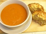 One for Halloween & Bonfire Night - Cream of Tomato Soup with Bacon & Cheese Muffins
