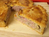 Pork And Apple Pie - think a lighter textured pork pie