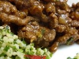 Ras-al-hanout Minced Lamb with Ottolenghi's Green Couscous