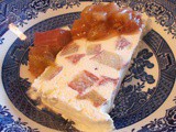 Rhubarb & Mead Semifreddo with compote - such a simple joy