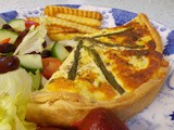 Smoked Haddock & Asparagus Quiche - mellow deliciousness