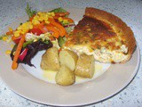 Smoked Haddock & Sweetcorn Tart - superb picnic food