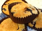 Sugar-free Banana & Blueberry Muffins