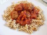 Turkey meatballs in tomato & fennel sauce