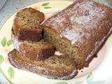 What to do with some ageing bananas?  Why, Banana Bread, of course
