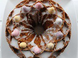 Carrot and banana Bundt cake