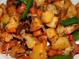 Chicken and chorizo hash