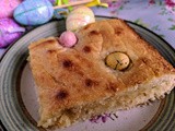 Lemon and White Chocolate Easter Mini Eggs Blondies