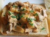 Mushroom stroganoff