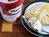 No bake lemon and ginger cheesecake with Häagen-Dazs ice cream