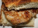 Pork and parsley burgers