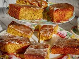 Spiced lemon cake slices