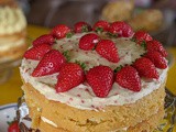 Strawberry Sponge Cake