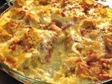 Easy Ham and Cheese Strata