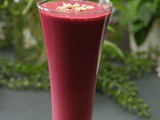Beet Protein Boost Smoothie for High Protein Vegan Breakfast | 30 Smoothie recipes (24/30)