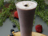 Berry Banana Nut Smoothie Recipe | 30 smoothie recipes (9/30) | Healthy Creamy Breakfast Smoothie