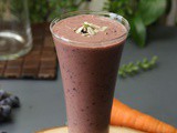 Black Grape Smoothie Recipe | 30 smoothie recipes (8/30) | Healthy Drink | Easy Breakfast Smoothie