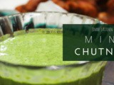 Easy Mint chutney | coriander mint chutney