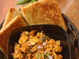 Egg bhurji recipe with boiled eggs | Bread toast and bhurji