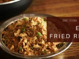 Egg fried rice recipe Indian | Egg rice with leftover rice