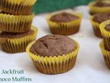 Jackfruit Choco Muffins -Jackfruit muffins