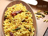 Kara pori recipe | pori varuthathu