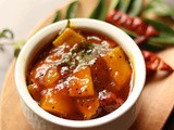 Mango pachadi recipe, mangai sweet pachadi recipe
