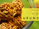 Pori urundai recipe| murmura ladoo | sweet puffed rice balls recipe