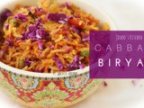 Red Cabbage Fried Rice recipe | Cabbage rice recipe