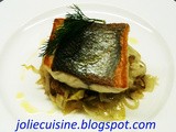 Filetto di branzino ai finocchi