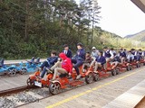 Autumn Series: Rail-Biking Along Seomjingang River