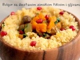 Bulgur sa dinstanom tikvom i gljivama | Bulgur with sauteed squash and mushrooms