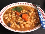 Grah/pasulj sa suhim šljivama // Bean stew with dry prunes