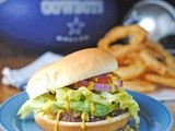 Green Chile Cheeseburgers ~ Super Bowl #SundaySupper