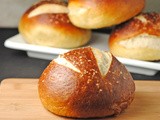 Homemade Pretzel Hamburger Buns…For Grillin’ and All