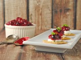 Horseradish Cranberry and Herbed Cheese Bites ~ Being Thankful #SundaySupper