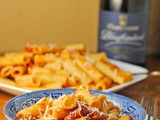 Pasta alla Norma Nuda {Penne w/Tomato Sauce & Grilled Eggplant} ~ Farmer’s Market #SundaySupper