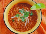 Sopa de Fideo ~ a Guest Post at a Culinary Journey with Chef Dennis