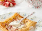 Creamy rhubarb tarts and an old story
