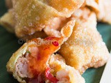 Quick dumplings with pork and shrimps