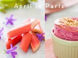 Rhubarb souffle for April in Paris