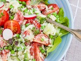 Risoni salad with cucumber & tomatoes