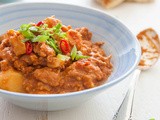 Slowcooker chicken, potato and peanut stew