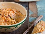 Smoked pepper hummus