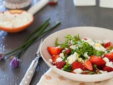 Strawberry feta salad