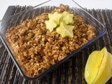 Apple Starfruit Spiced Crisp