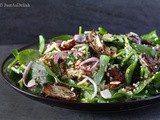 Baby Spinach Salad with Dates & Almonds