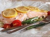 Baked Salmon Packets with Vegetables