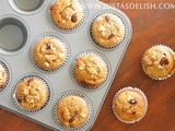 Banana Bread Muffins with Macadamia Nuts & Dark Chocolate (Gluten & Dairy Free)